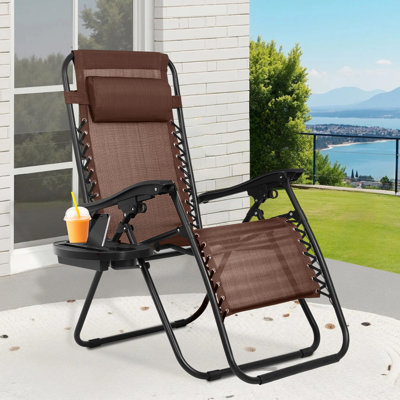 Chaise de patio pliante Zero Gravity Chair