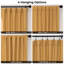 Rideaux obscurcissants en lin synthétique pour chambre et salon Bellino (1 panneau)-1007233936-1007233939
