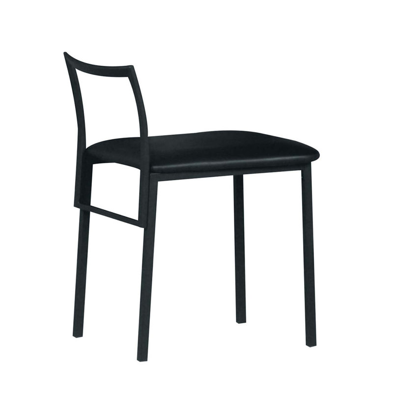 Chaise, fauteuil, chaise de salon avec structure en métal
