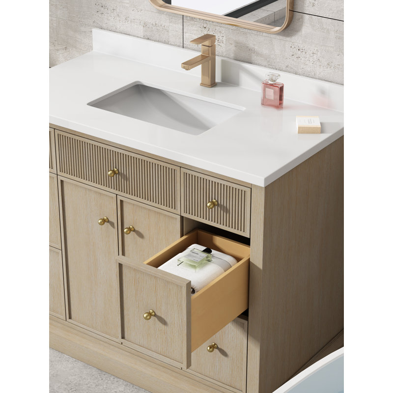 Meuble-lavabo de culture 42 po avec dosseret Maxbano