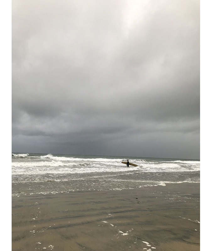 Surfing With You I Print by Danielle Davis, 40" H x 30" W x 1.5" D, Image Brush Gel