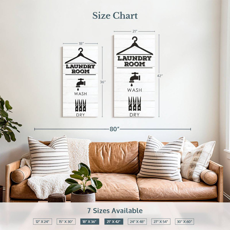 Laundry Shiplap V, H 36 po x l 18 po