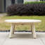 Round Acacia Outdoor Coffee Table , 30cm cm W 70cm cm D