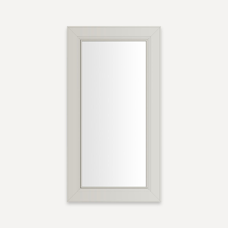 Armoire Main Line, H 39,44 po x l 15,38 po x P 5 po, Nickel poli