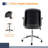 Mid-back Swivel Office Chair With Armrest