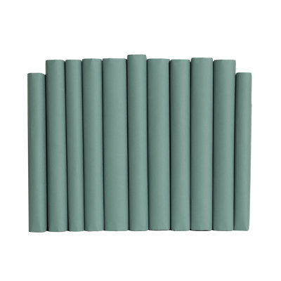 Livres décoratifs - Ensemble de livres sur papier turquoise - 1 pied de livres bleus