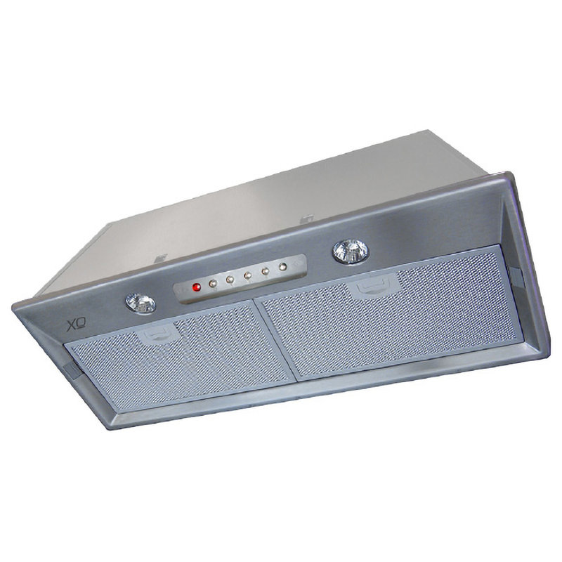 27" 600 CFM Convertible Insert Range Hood in Silver with Nightlight