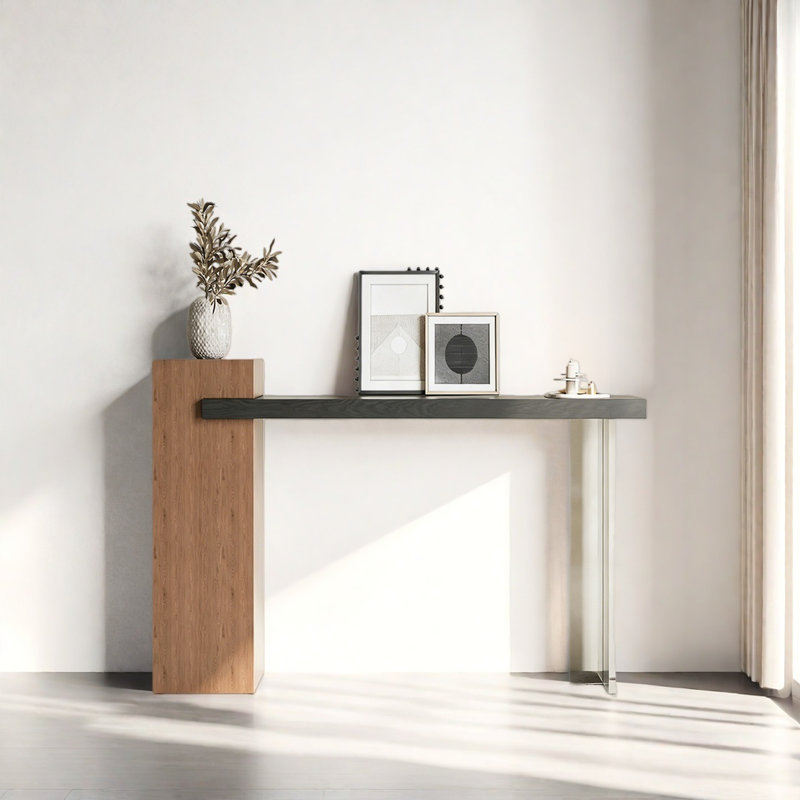 Console Retro Art, H 33,46 po x l 39,37 po x P 13,78 po