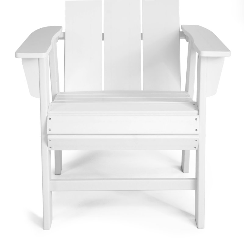 Ensemble de 2 chaises Adirondack Modern Curveback, White