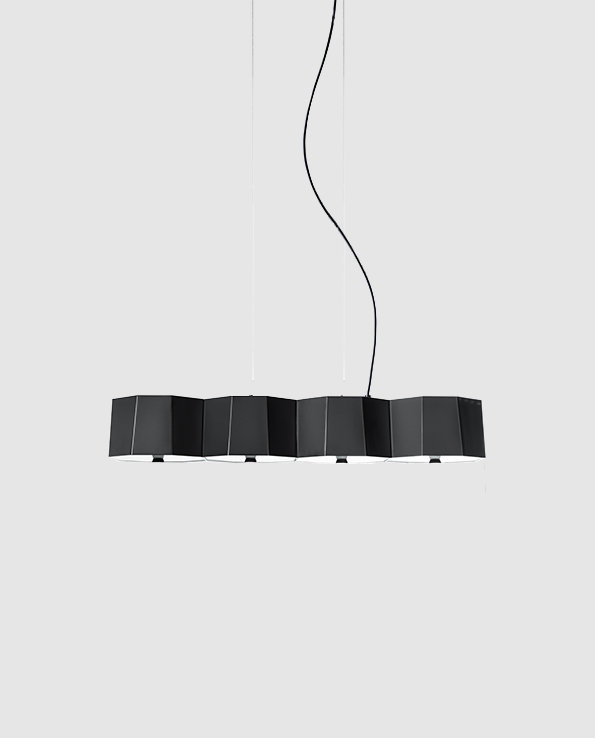 Zhe 4 - Light Pendant, Black