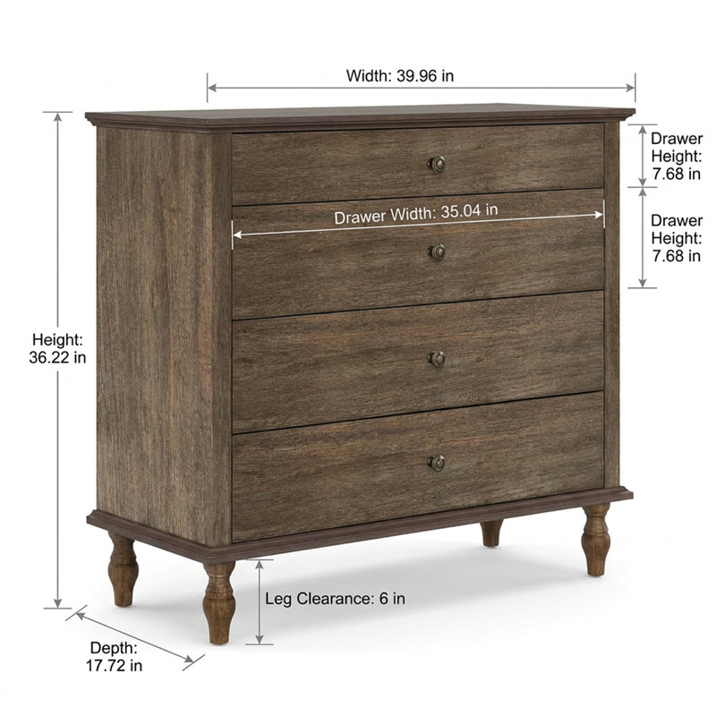 Commode 4 tiroirs Classic Classic