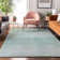 Premium Machine Washable Prisco Aqua Rug