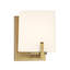Applique murale 1 lumière pour salle de bain Mirelle 7,5 "de haut-124505515
