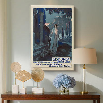 Gismonda (affiche de l'opéra) - Toile tendue par George Rochegrosse