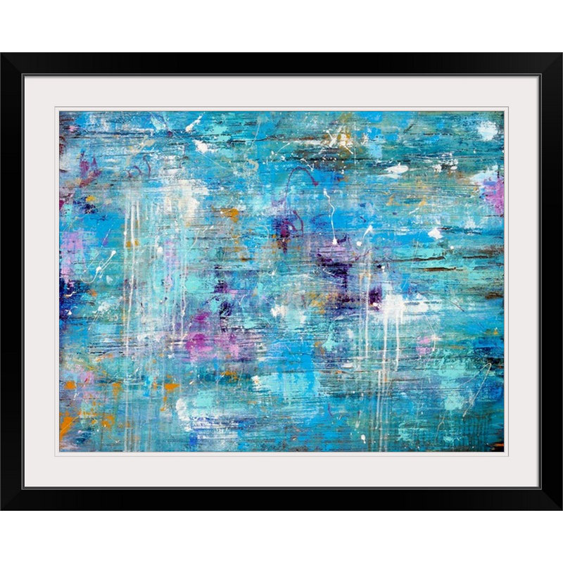 «Poetic Rehab» par Erin Ashley, impression, H 18 po x l 24 po x 1,5 po, Toile