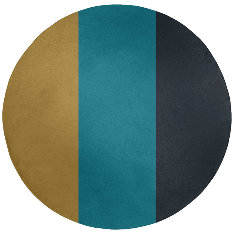 Chenille Indoor Rug, Round 5'