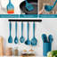 Ensemble de 14 ustensiles de cuisine en silicone, bleu
