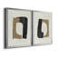 «Cardboard Cutouts I», ensemble de 2 peintures sur toile encadrées-459005777-459005780