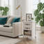 Table de chevet 2 tiroirs et tablette Rattan