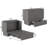 Kindig Murphy Bed Chest with 6" Mattress, Storage and Built-in Charger-544870307-616095748