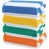 Blue/Yellow/Green/Orange Striped selected