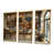Toile avec cadre flottant or