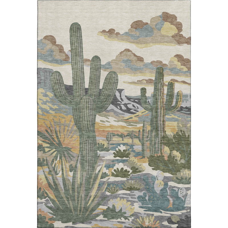 Tapis de qualité supérieure Mayfield AMF2496 lavable à la machine, Beige, 10 pi x 14 pi