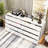 63" Wide High Gloss Surface Dresser With 8 Drawers-659656752