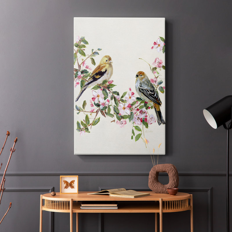 Songbird Duo II -Gallery Wraraped Cavas, H 27 po x l 18 po