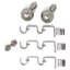 Tringle à rideaux double à fenêtre plate en acier Courtois-919406758-919406756