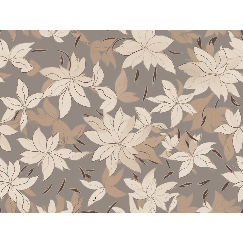 Rideaux à motif floral - 6084, L 40 po x L 82 po