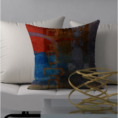 Housse de coussin carrée vive et insert