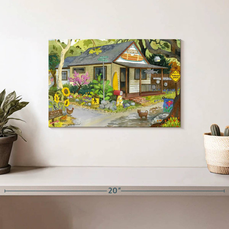 Lilie The Aloha House, 8" H x 12" W