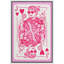 Rose, carte à jouer, art Pop Art figure, chambre d'enfant, impression sur toile encadrée-126031312-126031316