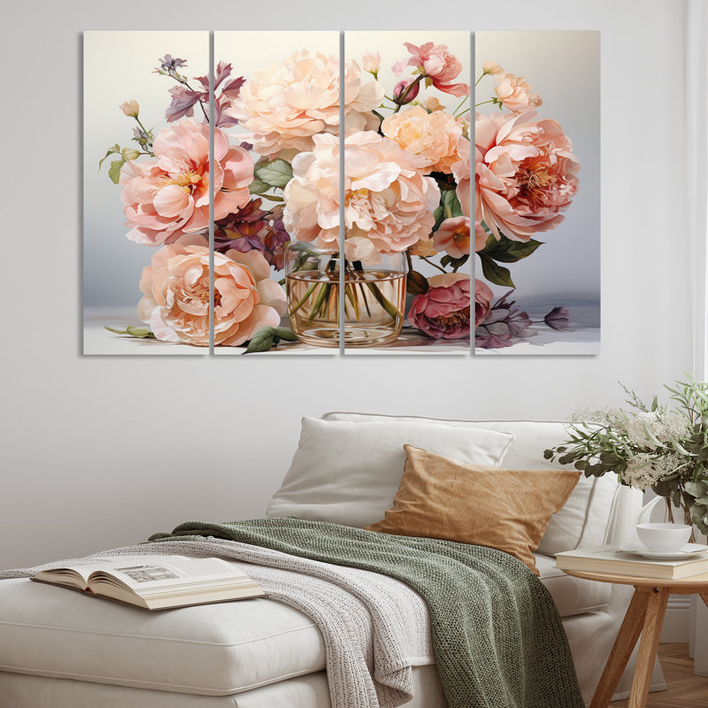 Perfume Vibrant Elegance II - impression sur toile tendance - 4 panneaux