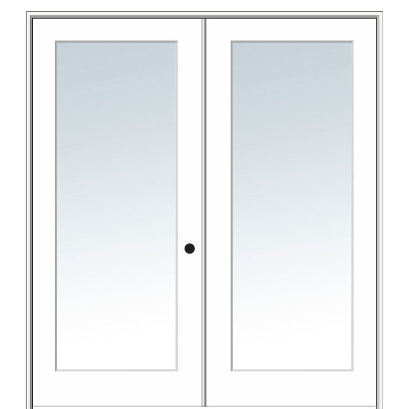 Portes françaises en verre, 72 po x 80 po, Oui