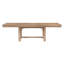 Table de salle à manger moderne avec finition chêne clair 1pc, 102 po