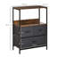 Amine Steel 58 cm W Chest of 3 Drawers-123345305