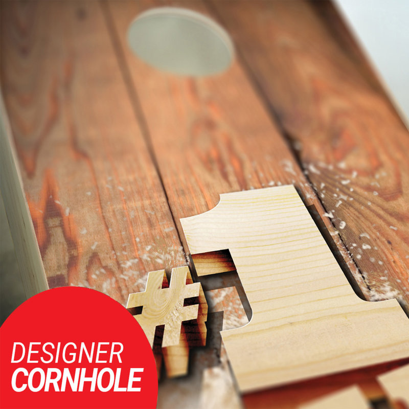 #1 Dad Screwdriver Cornhole Set