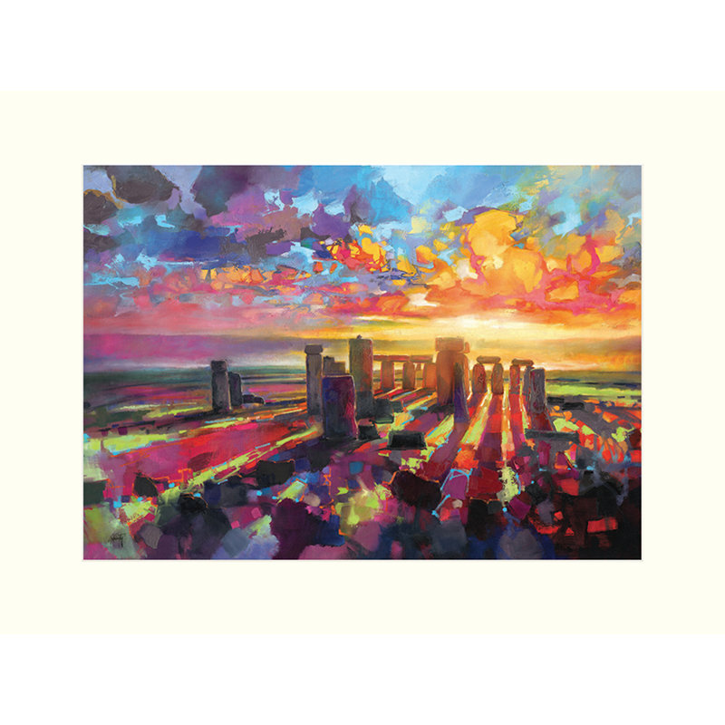 Stonehenge Equinox by Scott Naismith - No Frame Print, 40 cm H x 50 cm W x 1.3 cm D