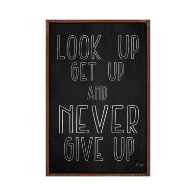 Never Give Up by Jaxn Blvd. - Print on Canvas