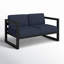 Avion Loveseat - Black-247300373-267548411