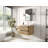 Sonoma Floating Teak 30'' Single Bathroom Vanity with Quartz Top-101090184