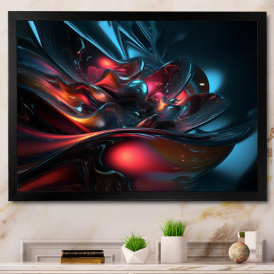 Red and Blue Intricate Infinitude II - Print