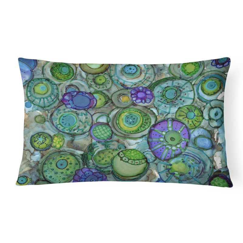  Coussin décoratif intérieur / extérieur en tissu abstrait