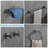 6 Piece Bathroom Towel Rack Set Wall Mount