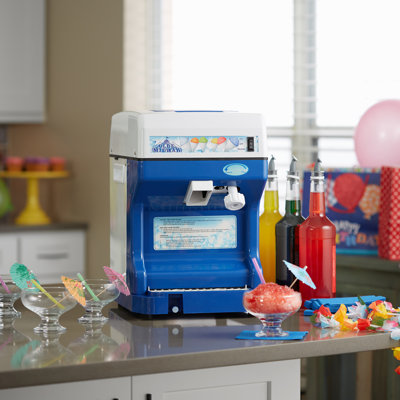 Commercial Electric Ice Shaver and Crusher for Snow Cones