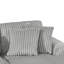 Canapé modulaire surdimensionné de 129 po en forme de U de 129 po Canapé moderne recouvert de velours côtelé doux avec une chaise longue pour le salon, gris