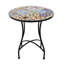 Table ronde en fer, table d'appoint pour canapé, balcon décontracté minimaliste moderne, table d'angle européenne, table à fleurs, petite table basse circulaire