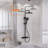 10" Rainfall Shower System,3-Function with Waterfall Tub Spout & 3-Mode Handheld,1.59 GPM, CUPC/NSF Certified, Adjustable Height,Matte Black-130062741